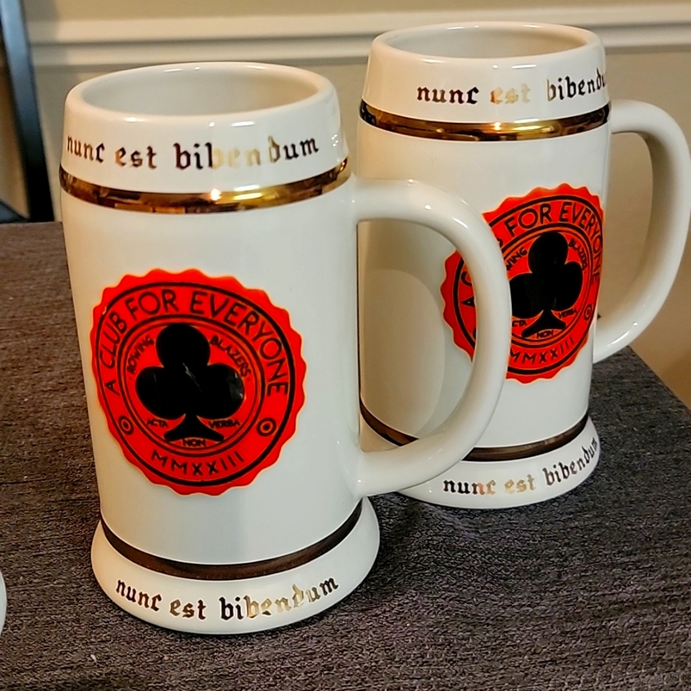 Rowing Blazers beer steins